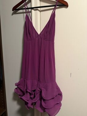 NBD mini ruffle dress